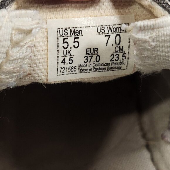 Classic Vans Gray Slip-On Sneakers - Picture 5 of 5